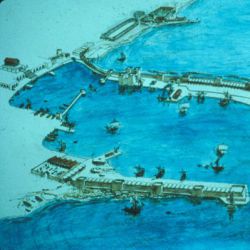 Reconstruction of harbor by Avner Raban